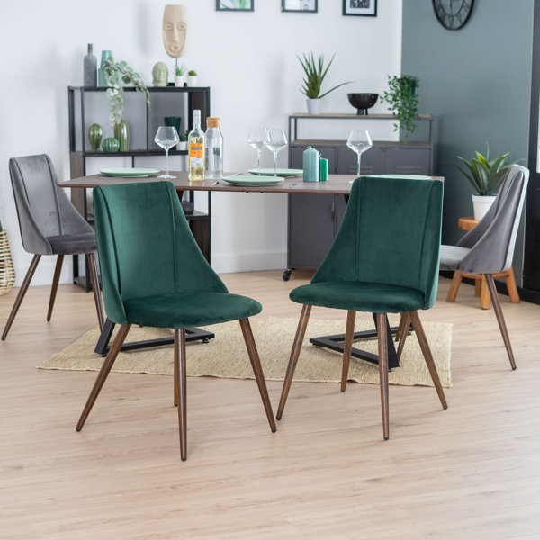 Hykkon Tyrell Velvet Side Chair & Reviews Wayfair.co.uk